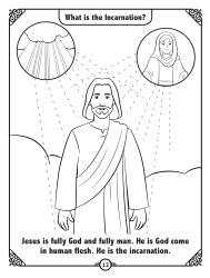 What is the Incarnation? Coloring page3
